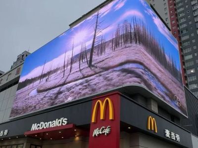 Outdoor glasses-free 3D large screen
