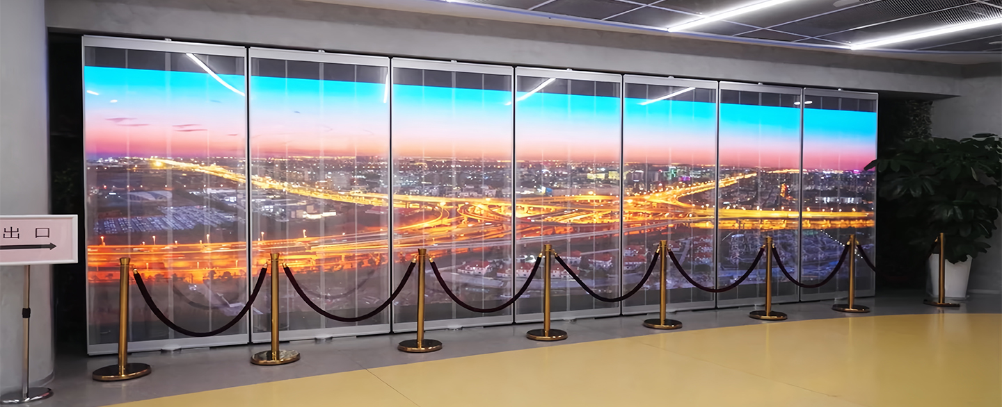 LED transparent screen
