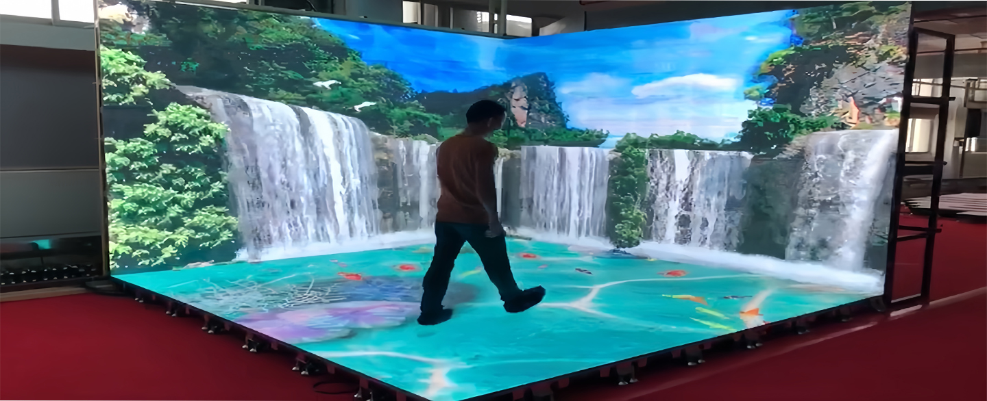 LED floor tile screen